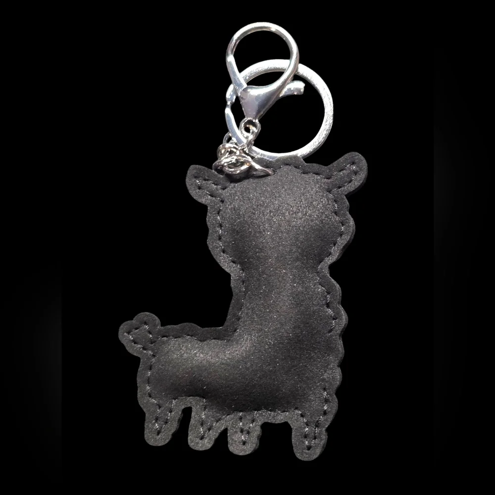 Sparkling Llama Bag Charm Keychain